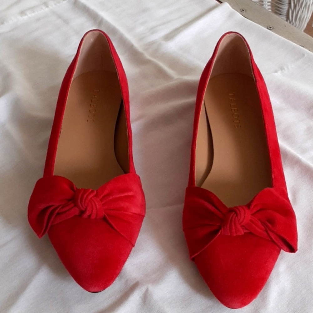 Talbots Edison bow flats, NWOT, size 7.5